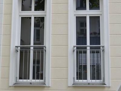 Fenster mit französischem Balkon